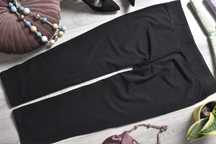 *Dunnes Stores* spodnie dresowe dresy granatowe 7/8 wysoki stan_46