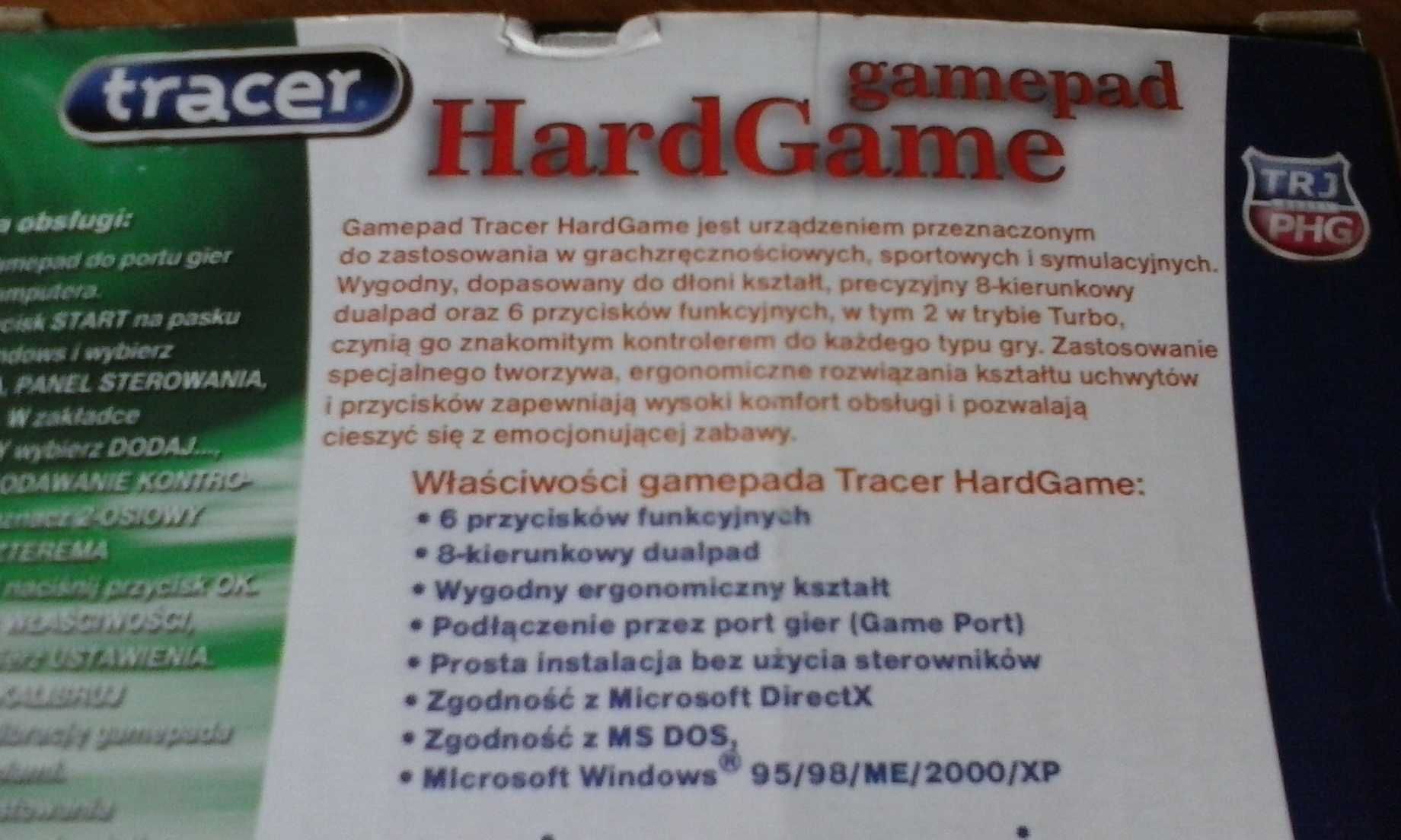 Kontroler gier pad gamepad Tracer Hard Game TRJ-PHG nowy