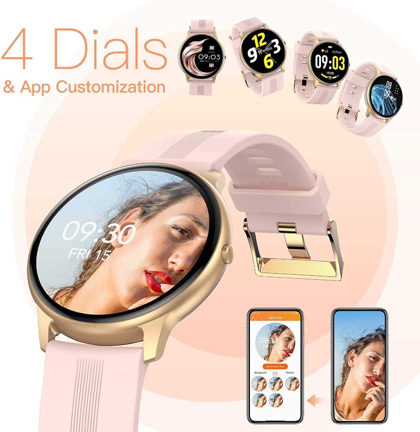 Smart Watch AGPTEK Android and iOS