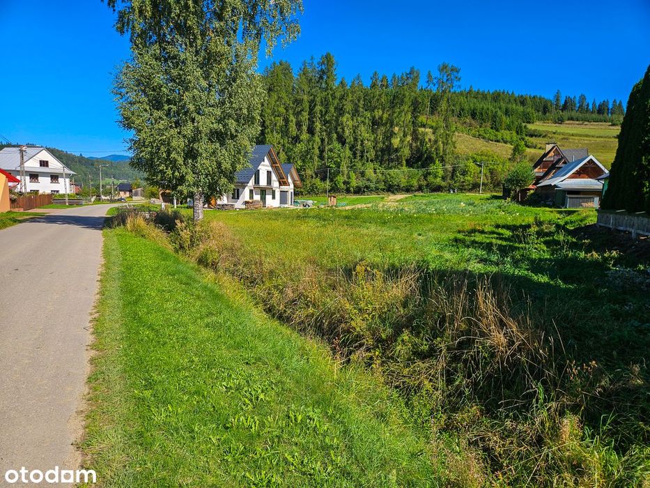 Trzy działki budowlane 850, 948, 1029 m2 -natura, góry blisko jezioro.