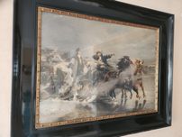 Obraz Wilhelm Simmler 117x94 rama lakowa biedermeier druk artystyczny