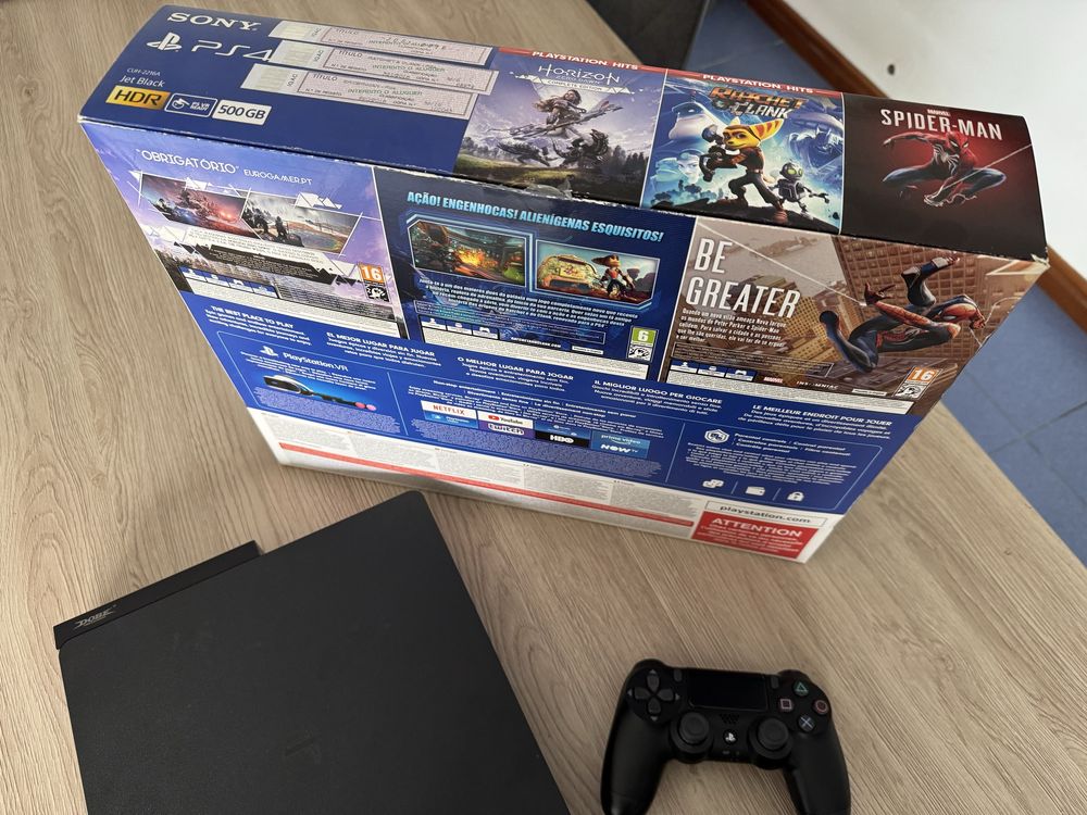 Console PS4 Slim 500Gb Mais Jogos