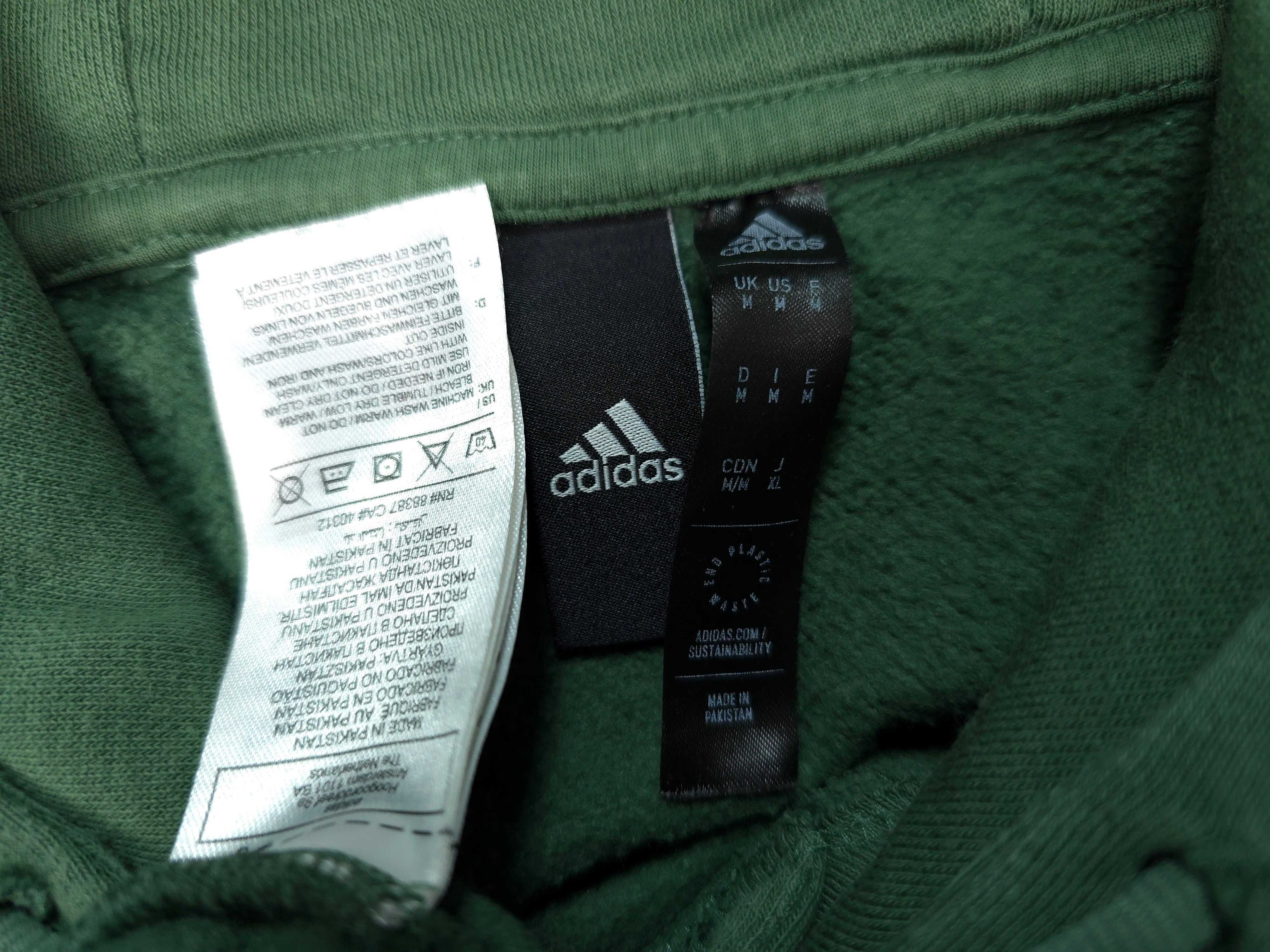 ADIDAS Fleece Męska Bluza Wkładana Bawełniana M