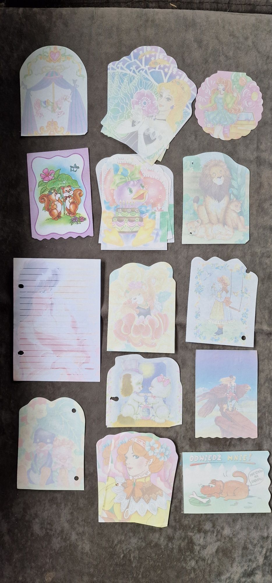 Karteczki notesikowe retro Vintage lata 80