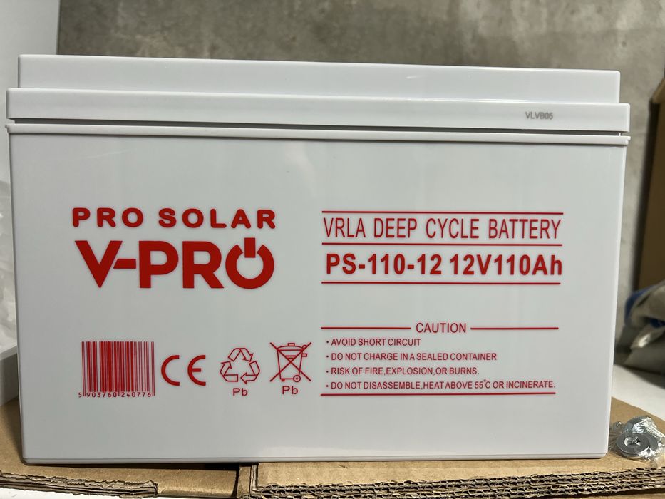 Акумуляторна батарея Volt Polska DEEP CYCLE VPRO SOLAR 12V 110Ah VRLA