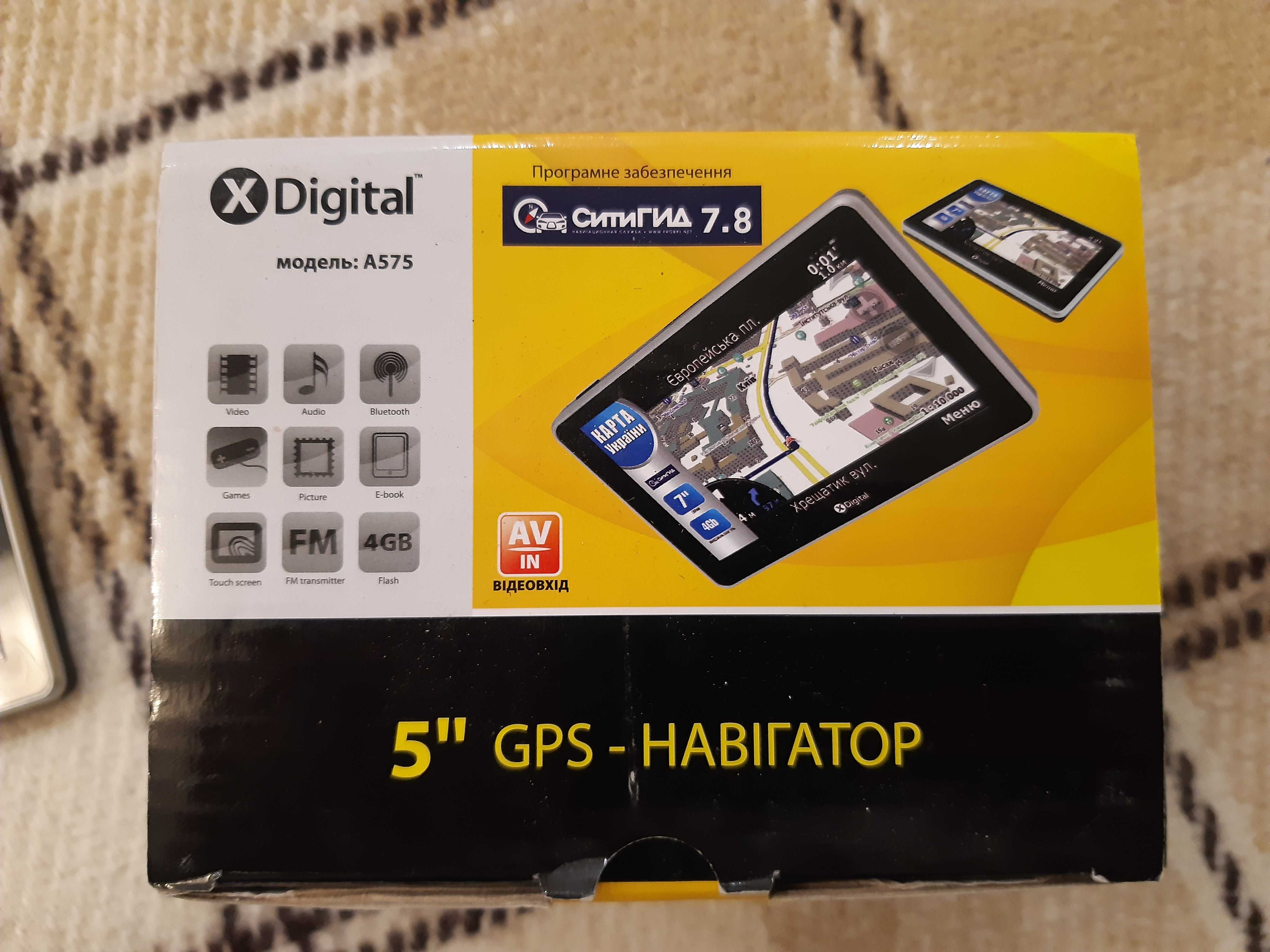 GPS навигатор X-Digital A575