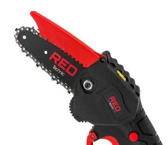 Міні-пила акумуляторна електрична RED TECHNIC 350 Вт пилка ланцюгова