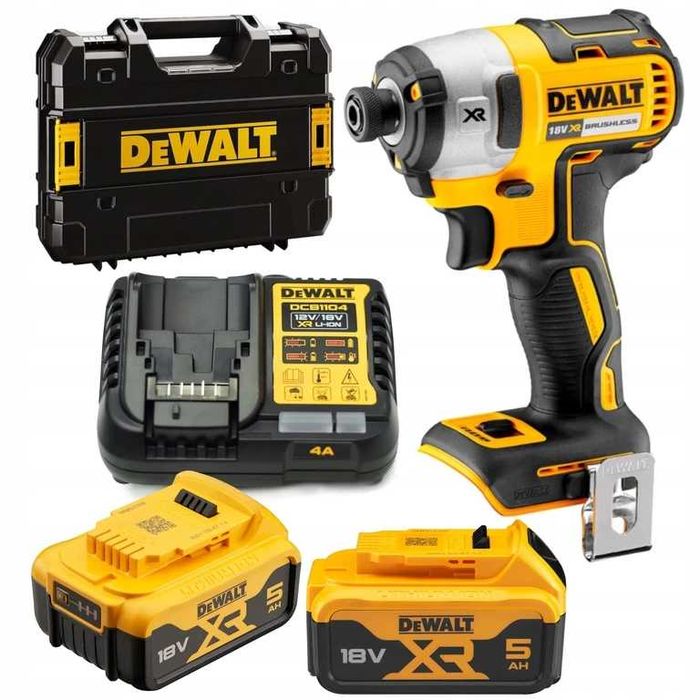 Zakrętarka udarowa DeWalt DCF887P2 1/4' 205Nm 18V 2x 5.0AH