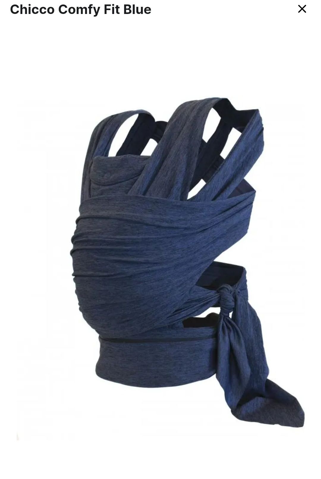 Nosidełko Chicco boppy ComFyFit Blue