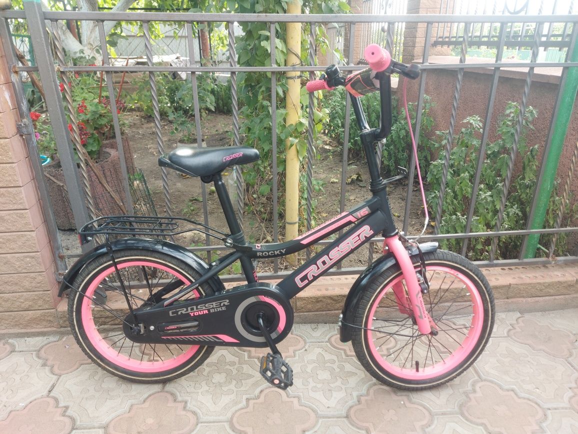 Велосипед Crosser 16" Rocky Black / Pink