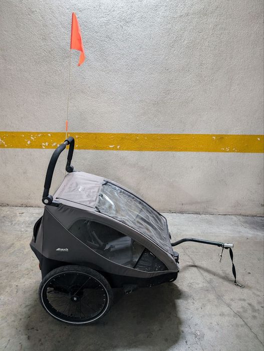 Hauck Dryk Duo Reboque Bicicleta para crianças