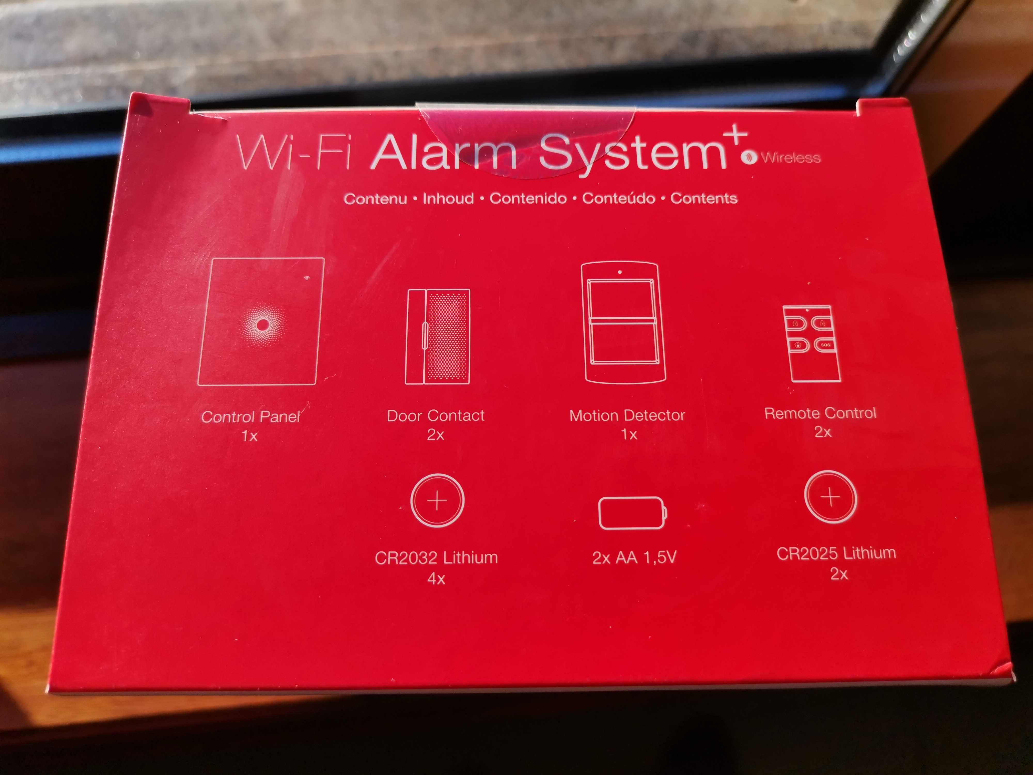 Sistema de Alarme WiFi Sem Fios Multizona