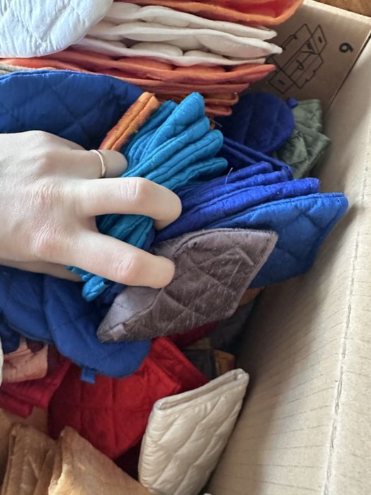 Kapturki podkaładki materialowe x