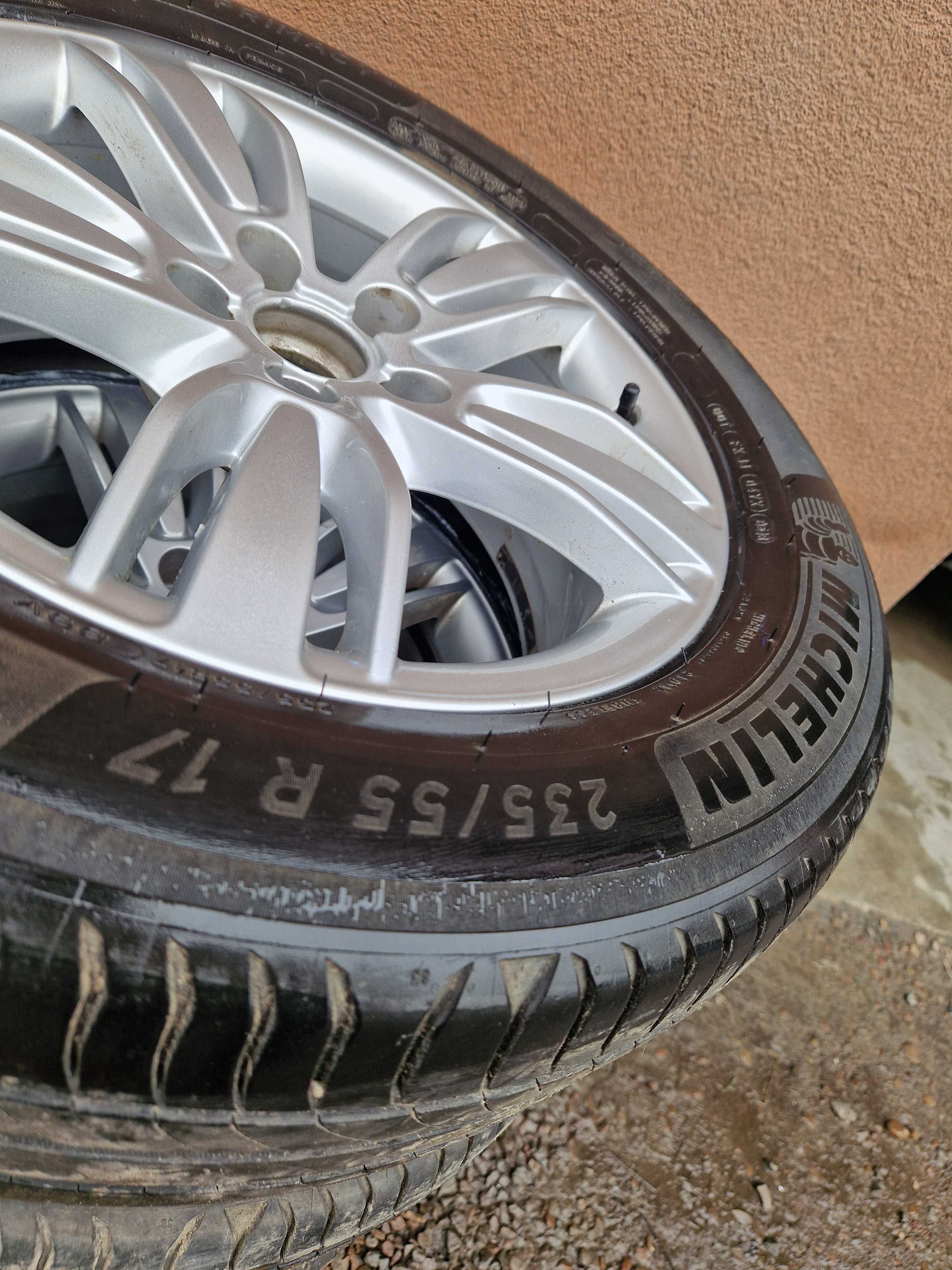 Komplet kól letnich Audi Q3 oryginał 5x112 Michelin Primacy4 235/55R17