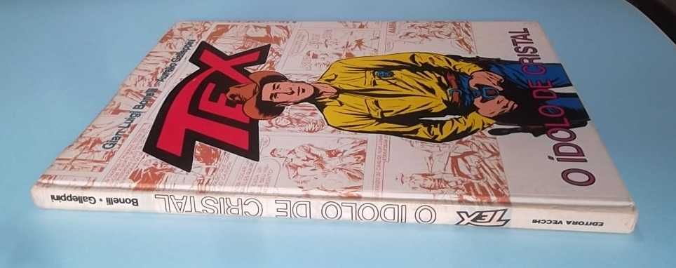 TEX : O ÍDOLO DE CRISTAL - Editora Vecchi (1980) capa dura Bonelli