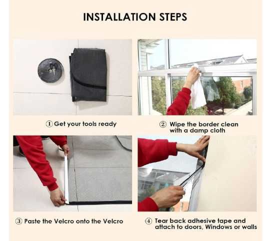 Osłona Na Drzwi Dla kota, Moskitiera Dla Kota 85x195cm