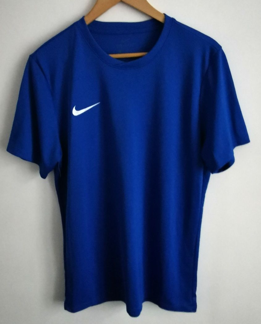 Nike t-shirt koszulka sportowa krótki rękaw męska logowana L