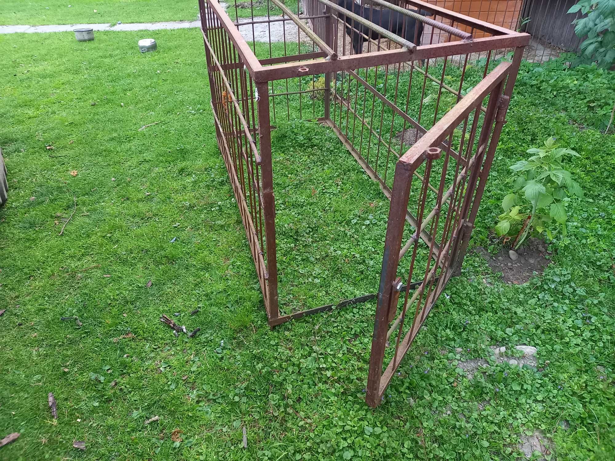 Klatka stalowa do przewozu świni