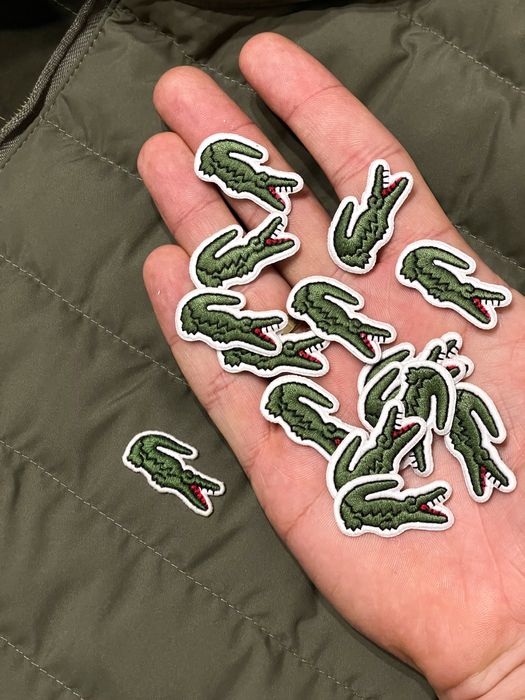 Naszywki Prasowanki krokodyl Lacoste 10 sztuk
