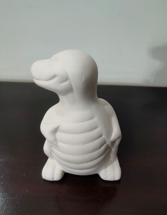 Skarbonka gipsowa ceramiczna do malowania Krokodyl Aligator maly