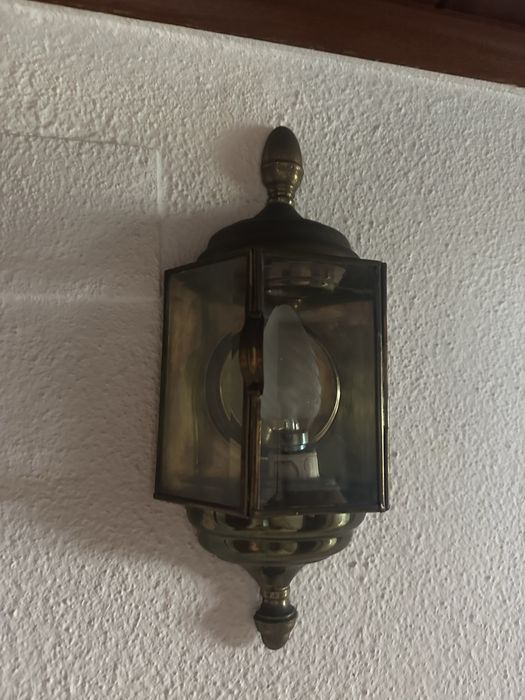 Candeeiro tipo aplique de parede antigo