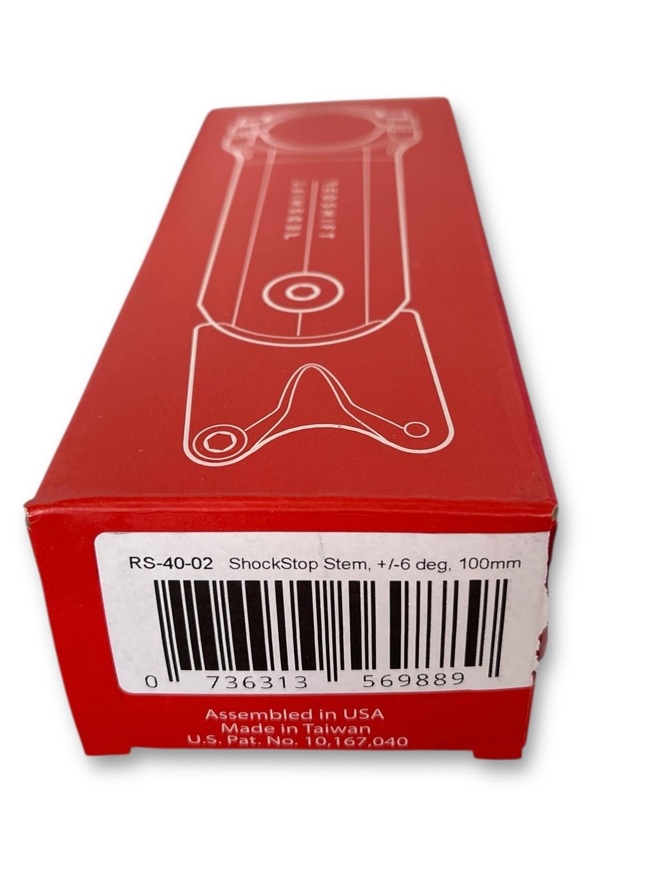 Mostek rowerowy REDSHIFT ShockStop 100mm 1 1/8''  6° 31.8mm / 020-156