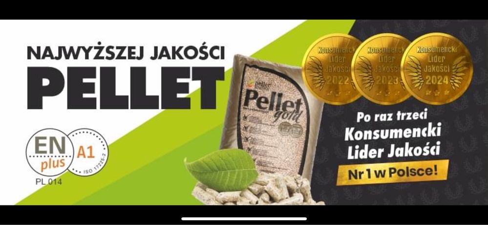 Pellet GOLD Certyfikat A1 PELET dostawa rozładunek