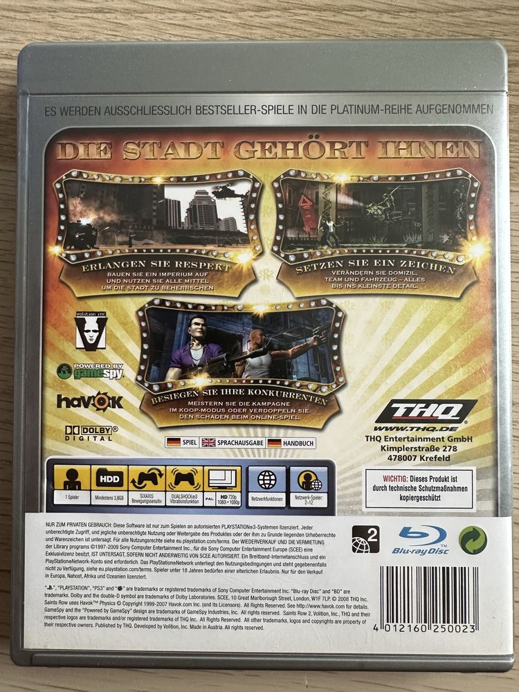Saints Row 2 Playstation 3
