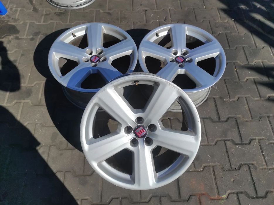 FELGA ALUMINIOWA KOŁO ALUFELGA 5X100 R18 ET 30 VW AUDI SEAT SKODA WYSYŁKA  !!!!!