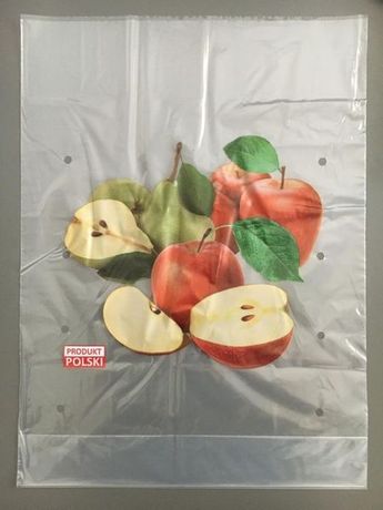 Worki foliowe pojedyncze/automat na jabłko/gruszka 1,5kg; 2kg; 3kg 5kg