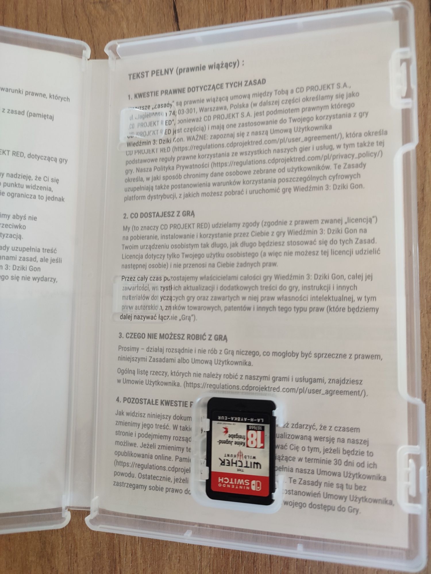 Wiedźmin 3 Nintendo Switch