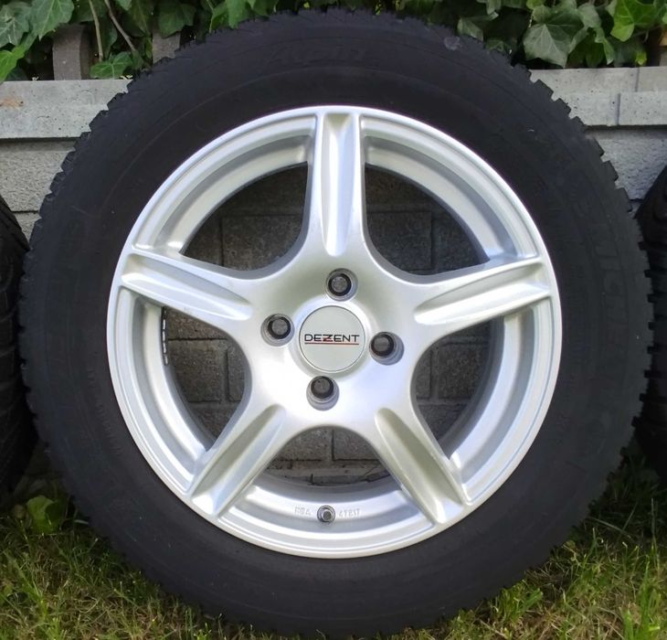 Super felgi aluminiowe DEZENT 15 cali 4x100 z oponami MICHELIN gratis