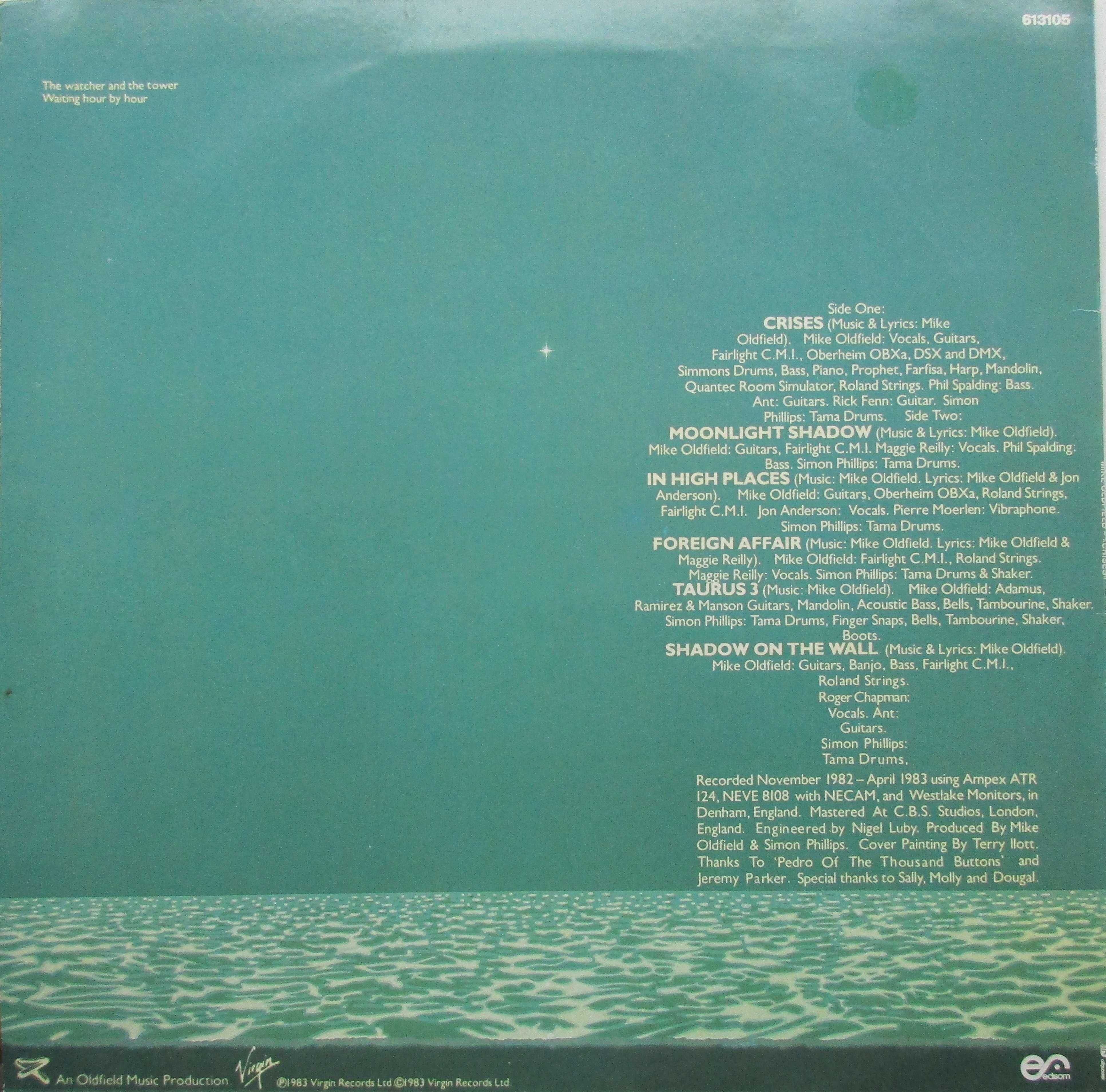 Mike Oldfield - - - - - Crises - - - - - LP