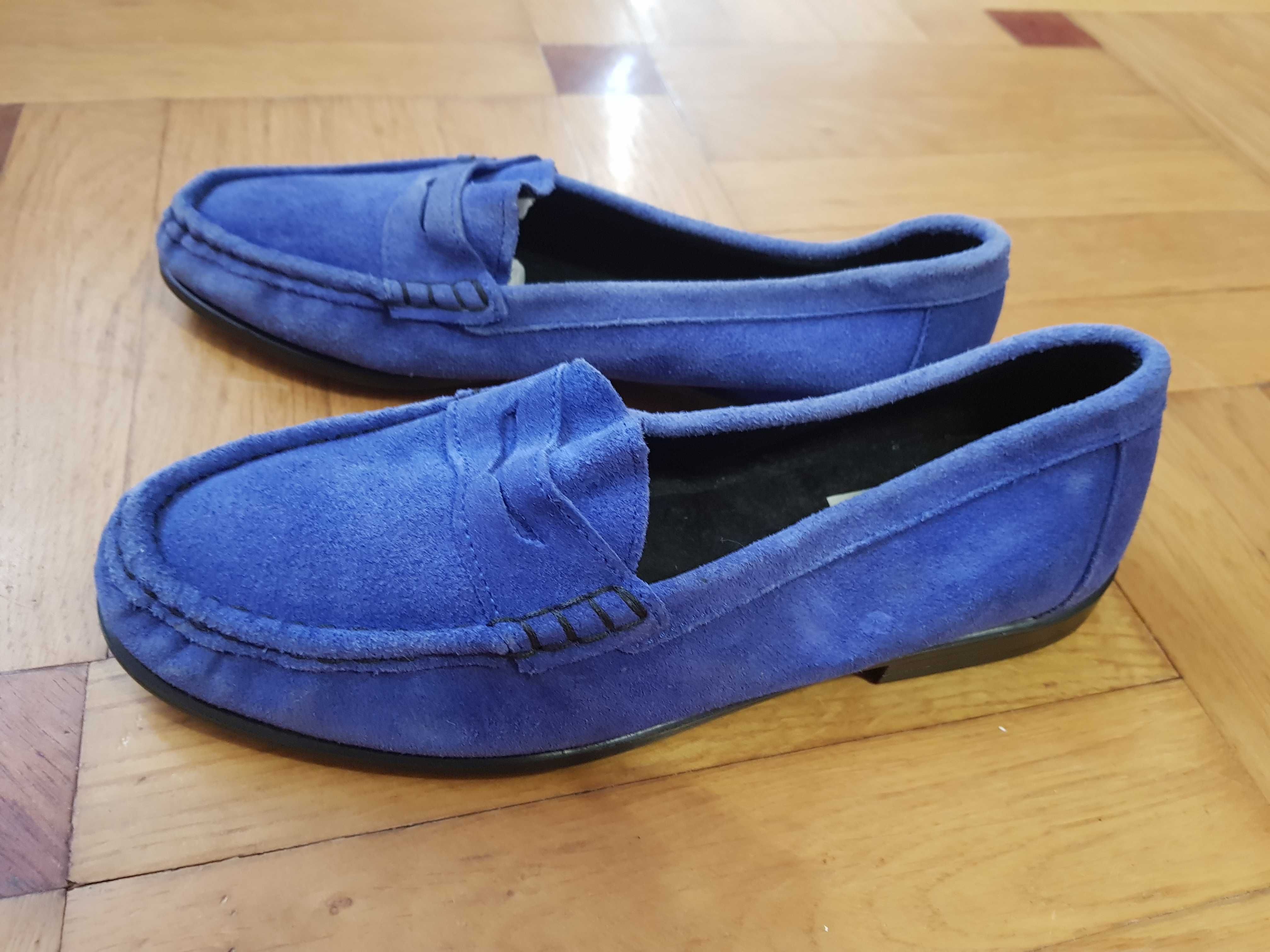 Semler Новые Фирменные замшевые туфли ботиночки лоферы сникерсы