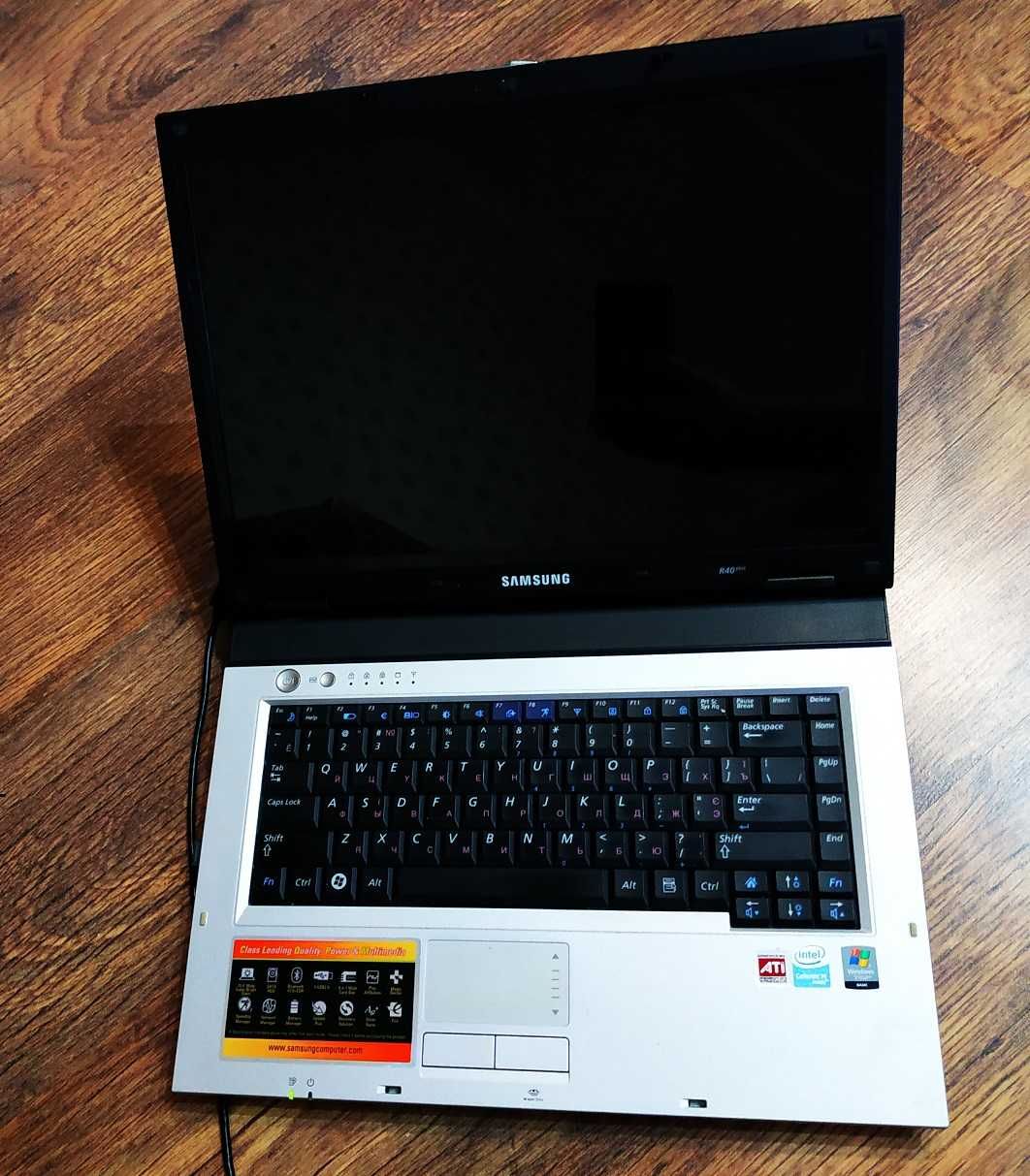 Ноутбук SAMSUNG R40 plus  15,4 - в ИДЕАЛЕ ( как новый )