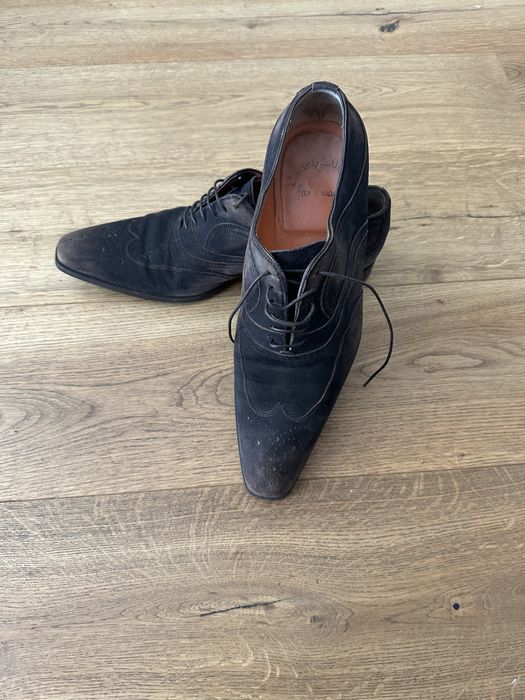 Італіське чоловіче вуття марки Santoni в розмірі 8,5 UK
