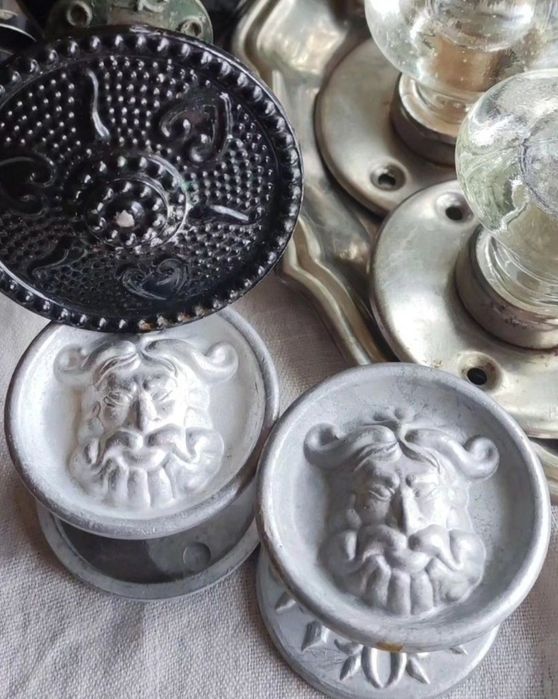 Ручки дверные стекло металл винтаж дом интерьер декор двери