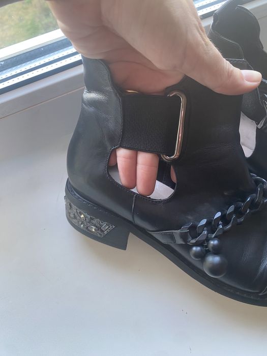 Ботинки кожаные. Ботинки демисизон