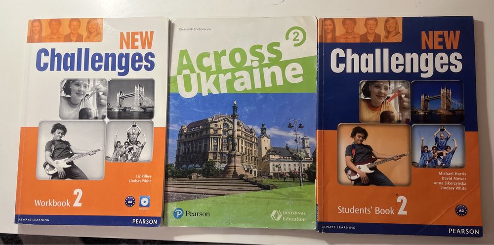 New Challenges 2. Student's Book, Workbook (+CD), Across Ukraine
