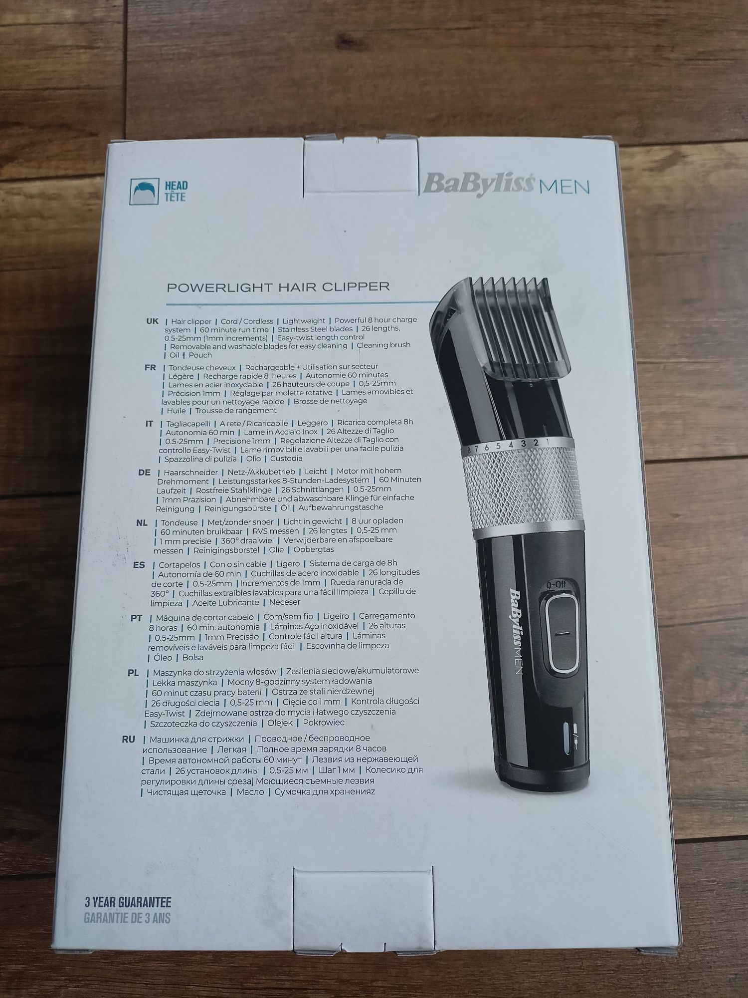 Babyliss maszynka do strzyżenia włosów Nowa Gwarancja 60 miesięcy