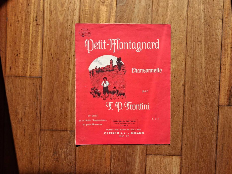 Conjunto 3 Partituras para Piano Antigas - Música Diversa