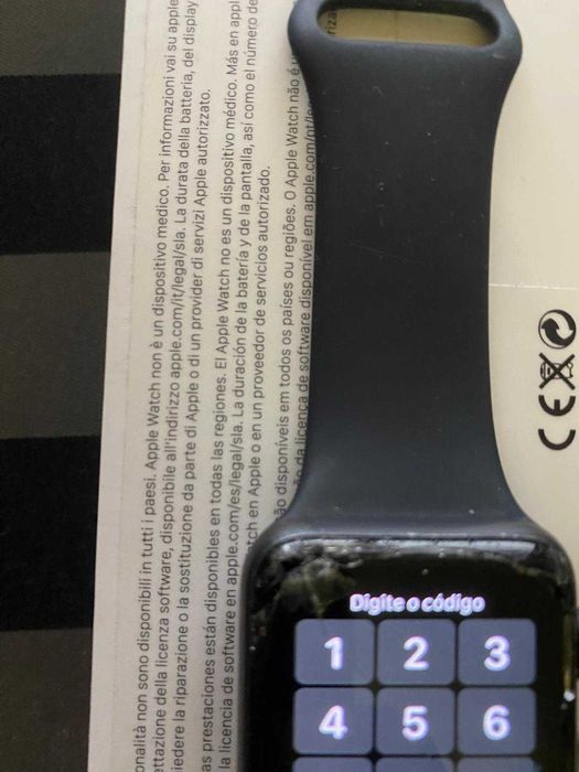 Apple Watch Series 3 com vidro partido