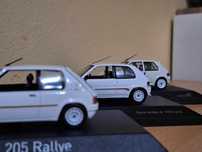 Peugeot rallye 1/43