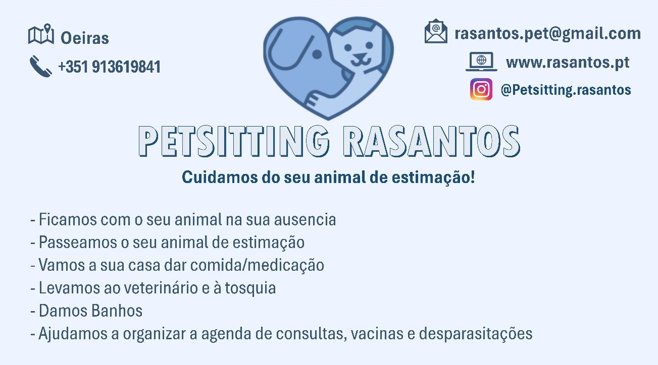PetSitting RASantos - Cuidamos do seu animal de estimação