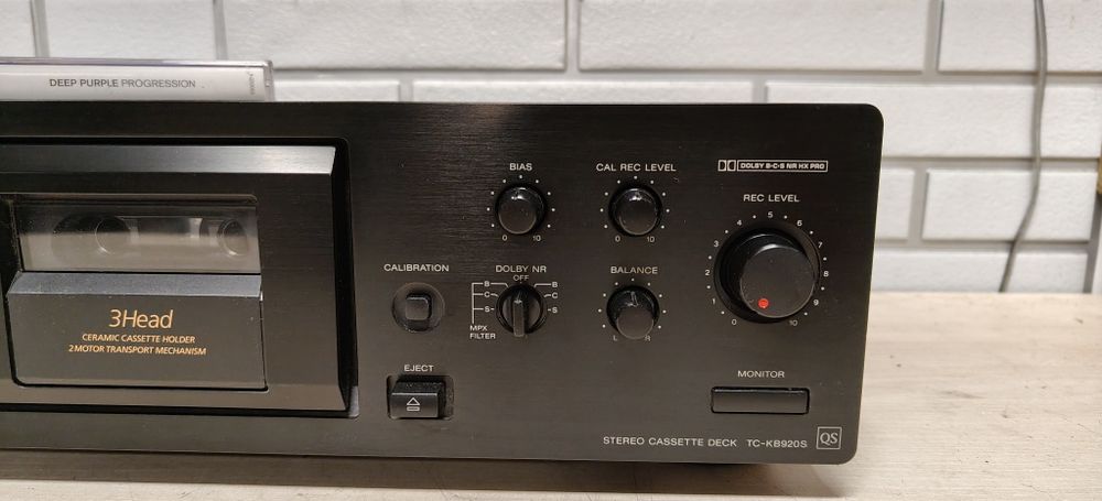 Magnetofon deck SONY TC-KB920S QS. Po serwisie