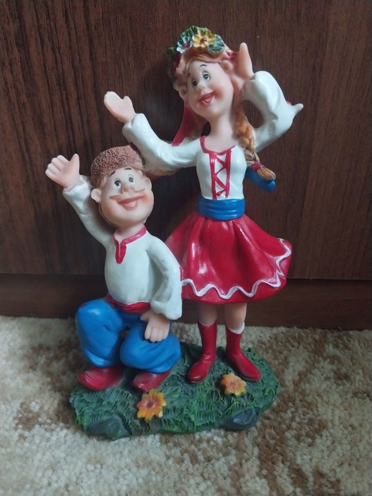Керамическая двойная статуэтка времен СССР.