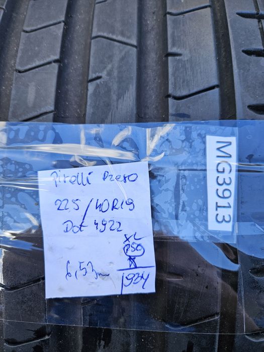 Pirelli 225/40 r19 P Zero /// 6,5mm!!! 2023r RSC wysyłka RunFlat *