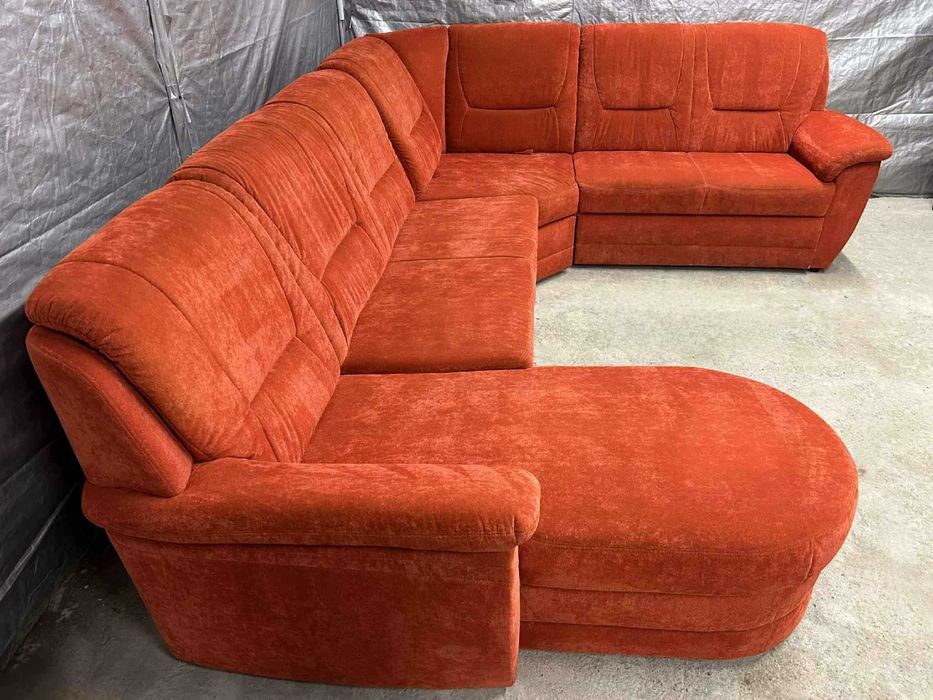 Narożnik z funkcją spania i pojemnikiem na pościel (możliwy transport)