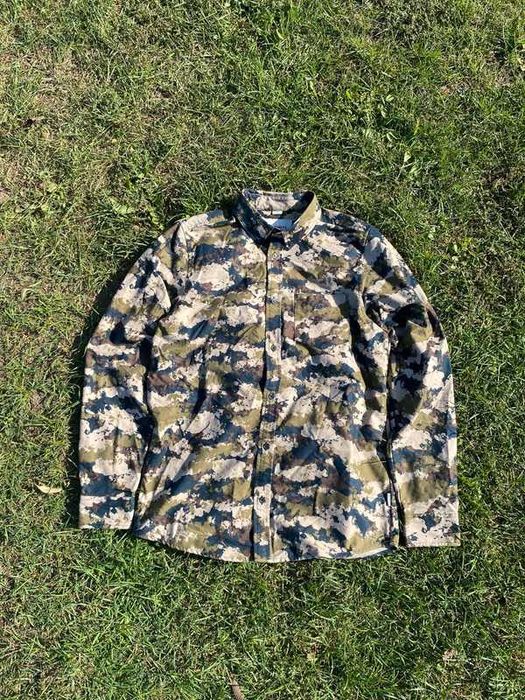 Koszula męska Carhartt moro camo camouflage M Slim shirt khaki beżowy