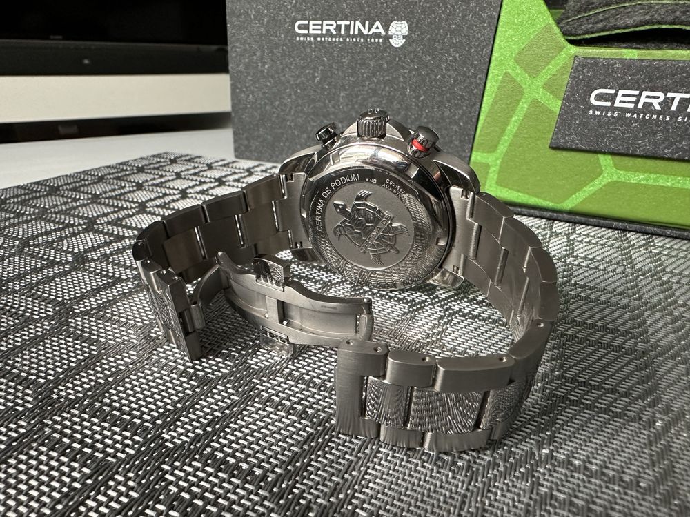 Certina DS Podium Big Chrono Precidrive Titanium - GWARANCJA